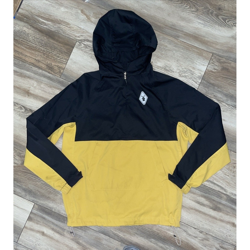 Dutch Bros Jacket Mens M Anorak 1/2‎ Zip Pullover Hooded Adult Outdoors